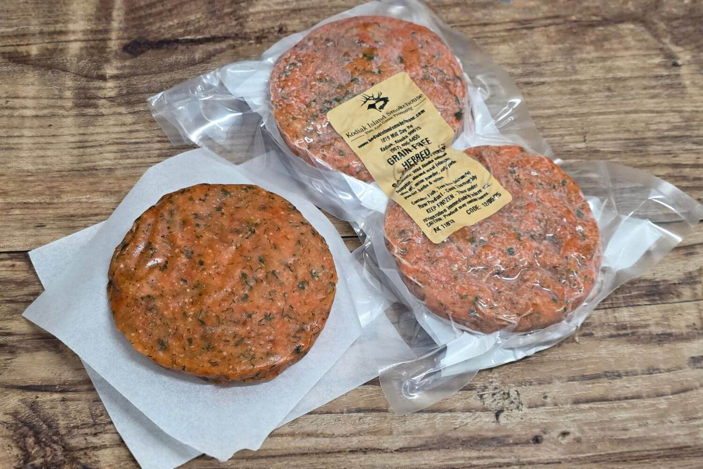 Herbed Salmon Burger - Grain Free