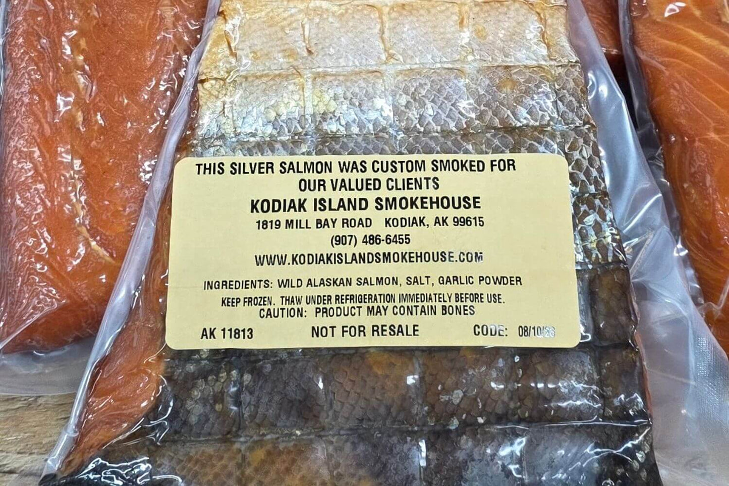 Personalized Custom-Smoked Silver Salmon Gift Pack