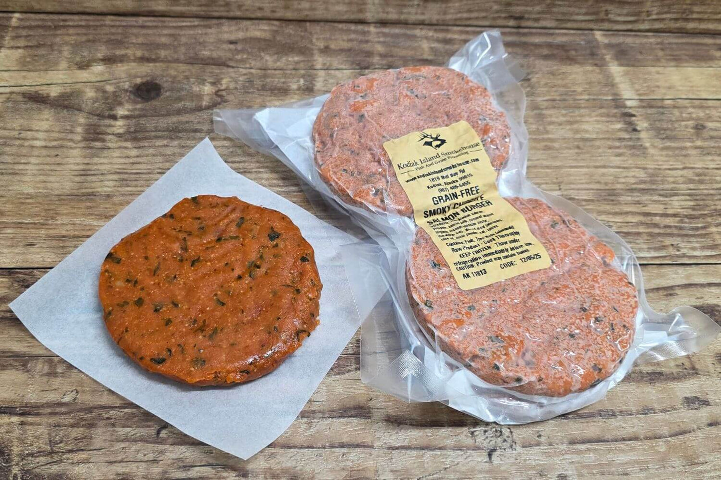 Smoky Chipotle Salmon Burger - Grain Free