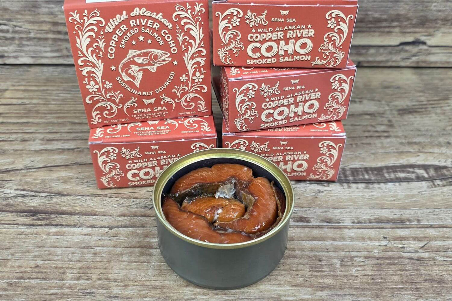 Copper River Smoked Salmon Tins