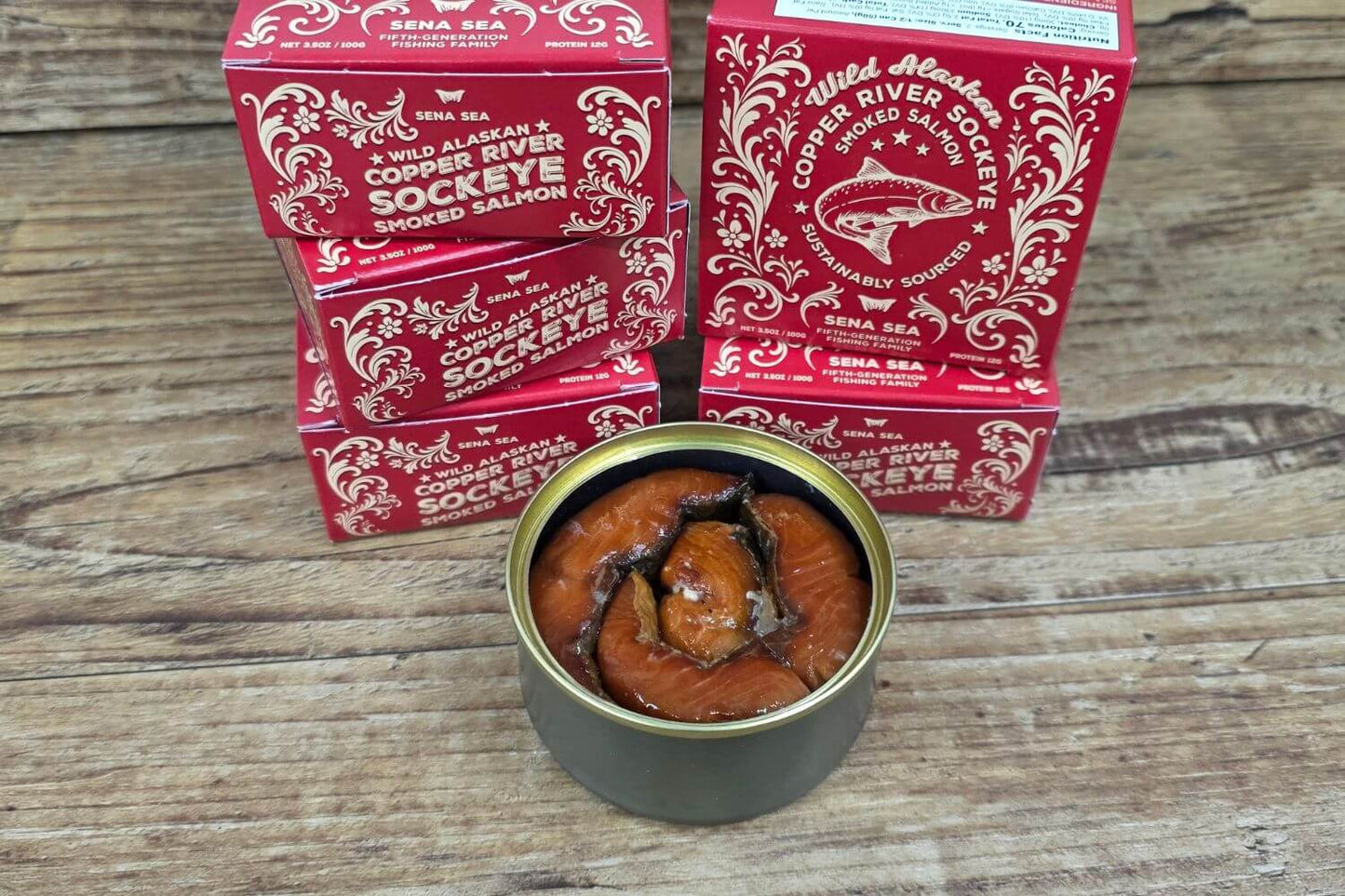 Copper River Smoked Salmon Tins