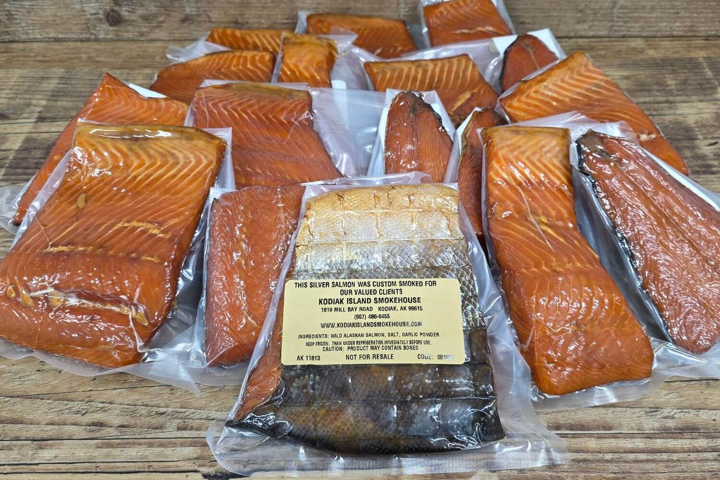 Personalized Custom-Smoked Silver Salmon Gift Pack