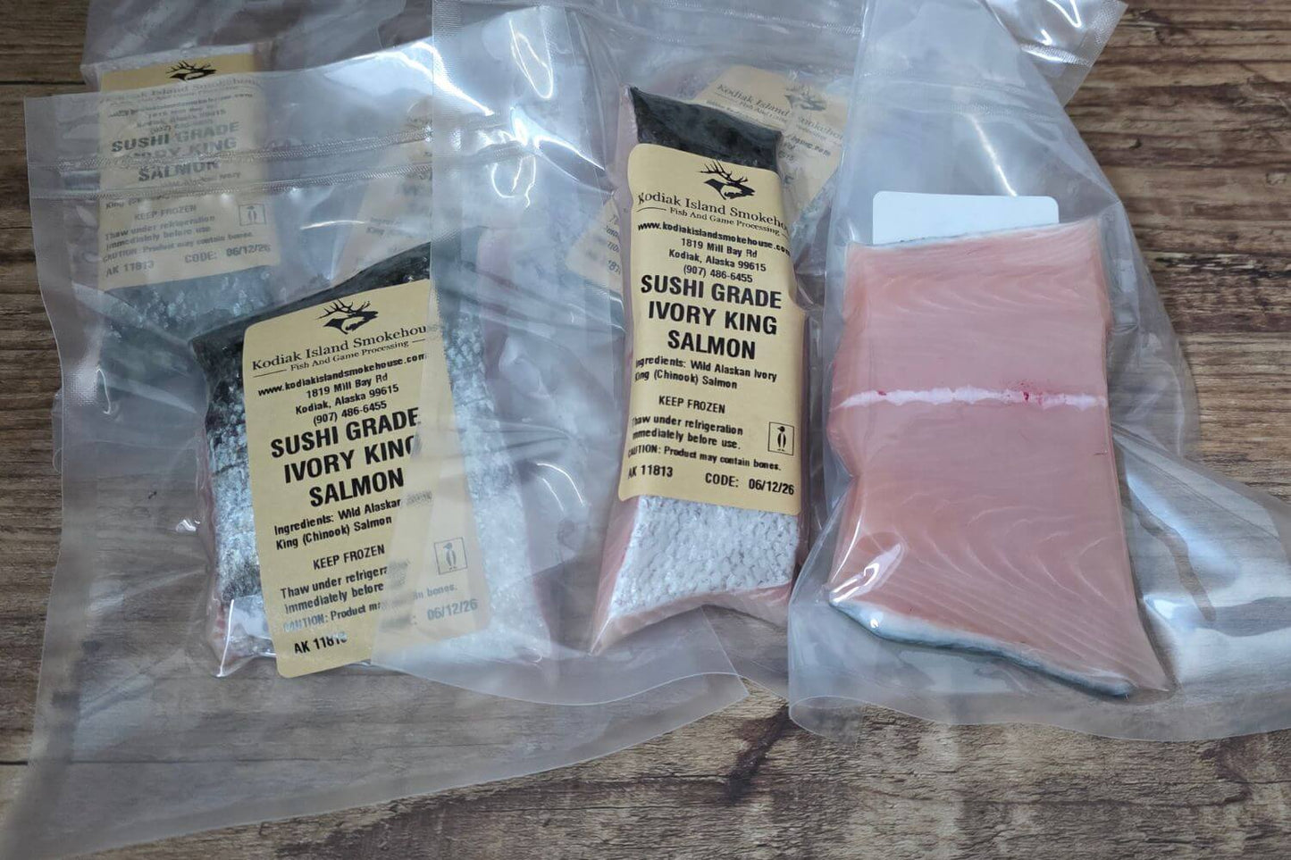 Sushi-Grade Ivory King Salmon (White King)